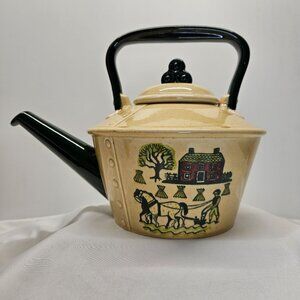 Vintage Metlox Poppytrail Homestead Provincial Teapot With Lid